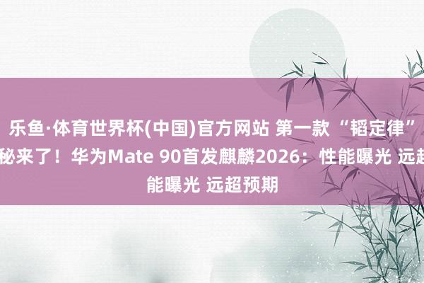 乐鱼·体育世界杯(中国)官方网站 第一款 “韬定律” 手隐秘来了！华为Mate 90首发麒麟2026：性能曝光 远超预期