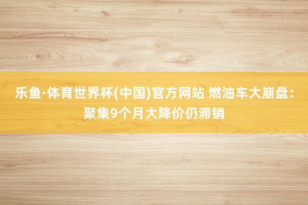 乐鱼·体育世界杯(中国)官方网站 燃油车大崩盘：聚集9个月大降价仍滞销
